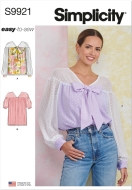 Shirt Schnittmuster für Damen Simplicity 9921 mit...