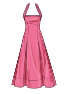 Kleider Schnittmuster Simplicity 9949 mittel zu nähen