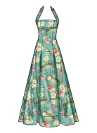 Schnittmuster Damenkleider 9949 elegantes Damenkleid, Neckholderkleid | Größen 32-50 | Simplicity