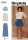 Hose Schnittmuster für Damen Simplicity 9955 mit Nähanleitung