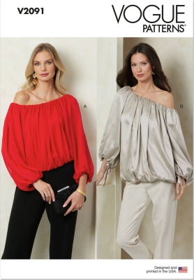 Envelope sewing pattern blouse for women 2091 Vogue