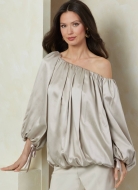 Sewing pattern Misses blouse with Carmen neckline and tie straps Vogue 2091