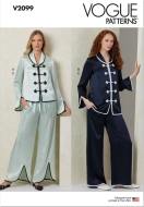 Damen-Pyjama aus Satin mit Posamentenverschlüssen...