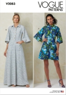 Schnittmusterhülle Damenkleider für Damen 2083...