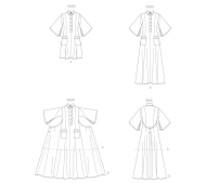 Schnittmusterhülle Damenkleider für Damen 2083...