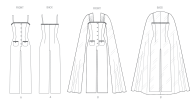 Envelope sewing pattern overall for women 2111 Vogue
