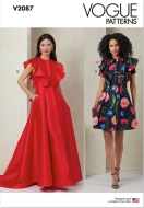 Schnittmusterhülle Damenkleider für Damen 2087...