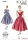 Schnittmusterhülle Vintagemode für Damen 2123 von Vogue