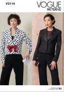 Envelope sewing pattern jacket for women 2114 Vogue