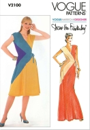 Envelope sewing pattern dress for women 2100 Vogue