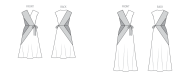 Envelope sewing pattern dress for women 2100 Vogue