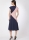 Schnittmuster hübsches Damenkleid mit verschiedenen Farb-Einsätzen Vogue 2100 Gr. 32-48