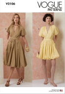 Envelope sewing pattern dress for women 2106 Vogue