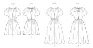 Schnittmusterhülle Damenkleider für Damen 2106...