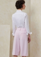 Schnittmuster bequeme Damenbermuda mit weiten Beinen und Bügelfalte Vogue 2115 Gr. 34-52