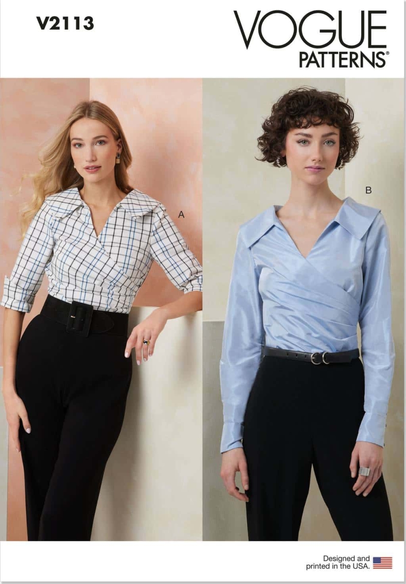 Schnittmusterhülle Blusen für Damen 2113 von Vogue