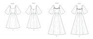 Envelope sewing pattern dress for women 2109 Vogue