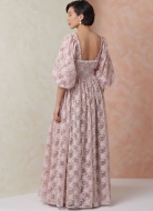 Sewing pattern misses dress with sweetheart neckline and wide sleeves   Vogue 2109