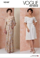 Schnittmusterhülle Damenkleider für Damen 2107...