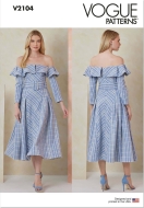 Schnittmusterhülle Damenkleider für Damen 2104...