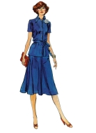 Sewing pattern designer set by Diane von FÃ¼rstenberg with top, blouse and skirt   Vogue 2122