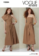 Schnittmusterhülle Damenkleider für Damen 2084...