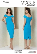 Envelope sewing pattern dress for women 2086 Vogue
