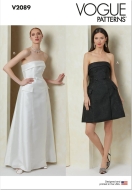 Envelope sewing pattern dress for women 2089 Vogue