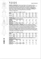 Sewing pattern vintage Vogue 2124 size BB 8-14 (DE 34-40)