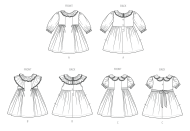 Modellzeichnung für das Schnittmuster 7032 von...