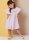 Sewing pattern Girls dress with ruffled collar Butterick 7032