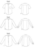 sewing pattern Vogue 8759 Herrenhemd Gr. MUU 34-40 (44-50) oder MXX 40-46 (50-56)