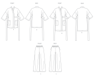 Modellzeichnung für das Schnittmuster 7047 von...