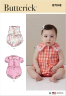 Envelope sewing pattern baby suit for Babys 7048 Butterick