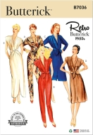 Envelope sewing pattern overall for women 7036 Butterick