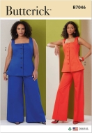 Envelope sewing pattern combination for women 7046 Butterick