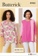 Envelope sewing pattern tunic for women 7023 Butterick