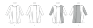 Modellzeichnung für das Schnittmuster 7023 von...