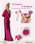 Envelope sewing pattern dress for women 2129 Vogue