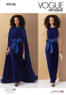 Envelope sewing pattern dress for women 2132 Vogue