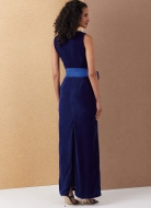 Sewing pattern Velvet dress with attached cape and tie belt Vogue 2132