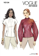 Schnittmusterhülle Blusen für Damen 2134 von Vogue