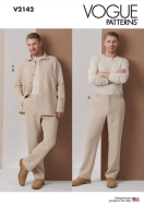 Envelope sewing pattern mens combination for men 2142 Vogue