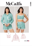Envelope sewing pattern shows a sweet Shorty set with...