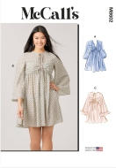 Envelope sewing pattern shows a cute Babydoll dress with...