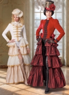 Modeldrawing of sewing pattern McCalls 8623 for...