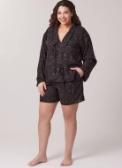 Schnittmuster stylischer Pyjama mit Schleifenverschluss McCalls 8612 Gr. 36-54