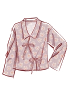 Schnittmuster stylischer Pyjama mit Schleifenverschluss McCalls 8612 Gr. 36-54