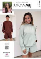 Envelope sewing pattern shows a sporty Sweat set for...