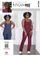 Envelope sewing pattern shows a fitted Sports set with...